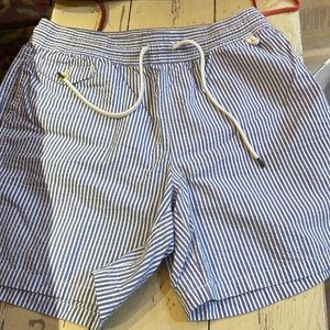 Chambray Polo by Ralph Lauren swim short